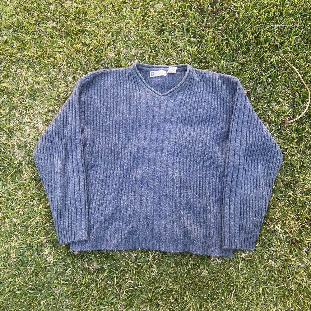 Xtreme Gear Blue y2k 90s 2000s sweater Mens size L Large